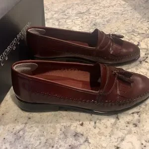 Georgia brutini brand new never worn Brand new brown Giorgio Brutini loafers | Mercari main image 3